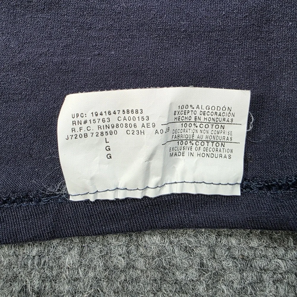 Champion Men's‎ T-Shirt Navy Blue Size L Large Crew Neck Authentic Athleticwear - Picture 4 of 6